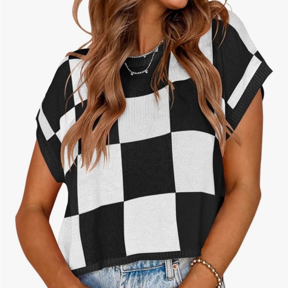 Women’s Crew Neck Knit Trendy Casual Sweater